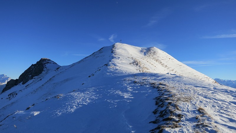 Le Grammont 2172 m, sommet dans le Chablais Valaisan